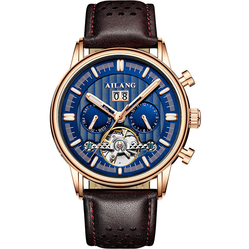 Tourbillon Multi-function Automatic Mechanical Men's Watch