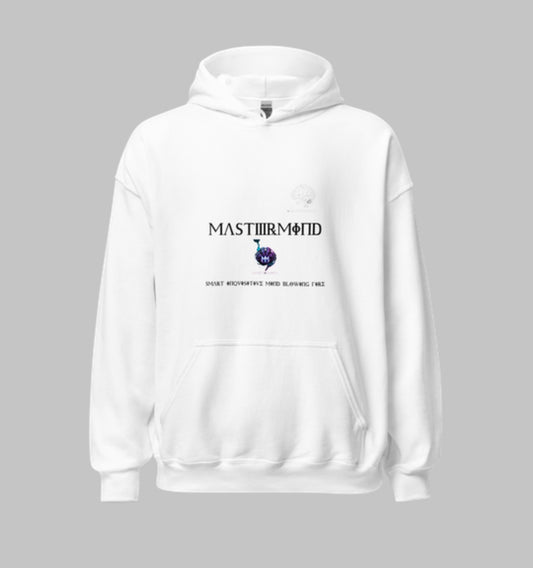 Mast3rMind Hoodie - White - Single Print