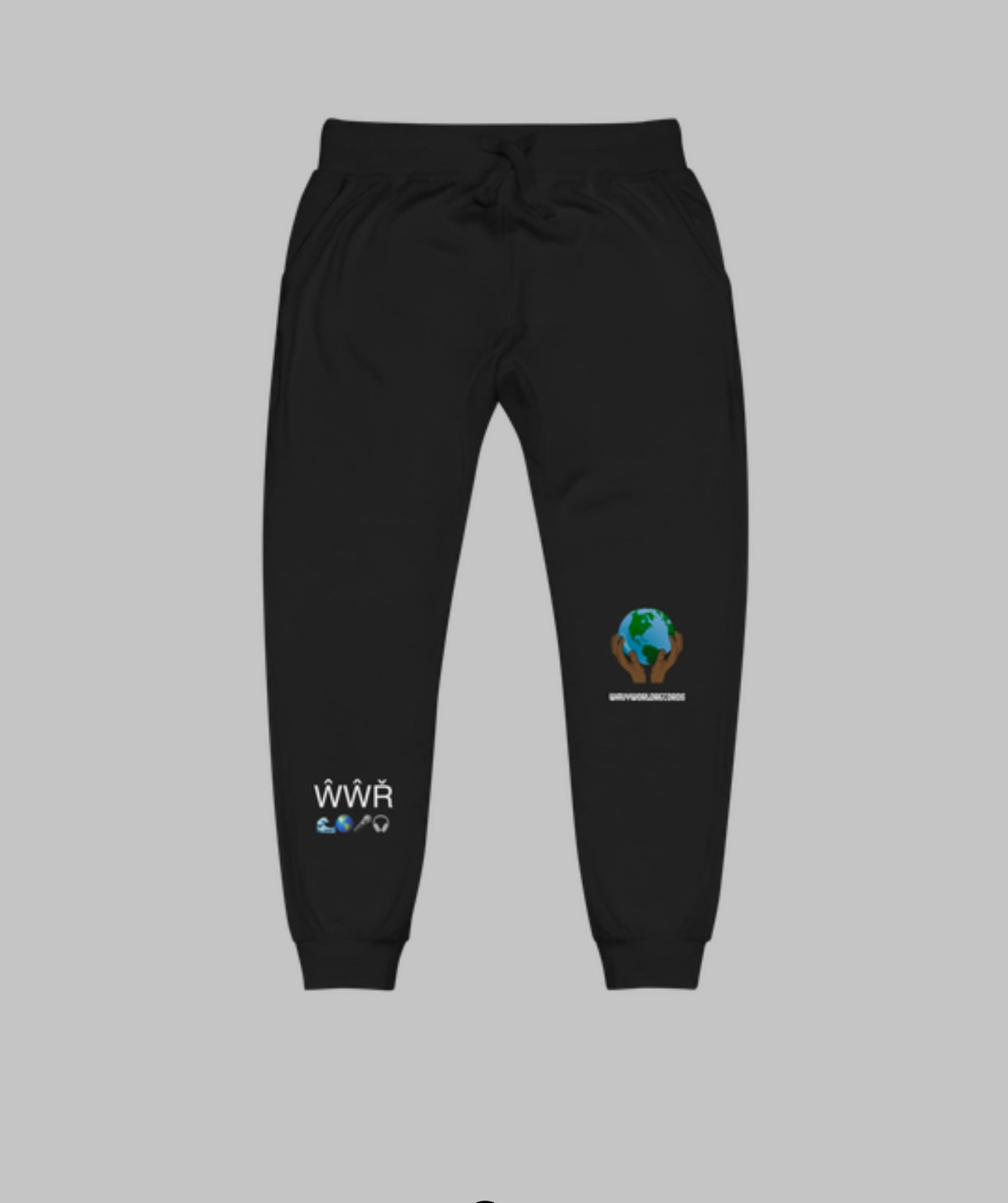 Wavy World Records Sweatpants - Black