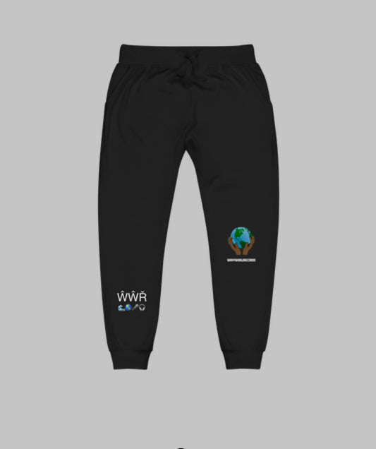 Wavy World Records Sweatpants - Black