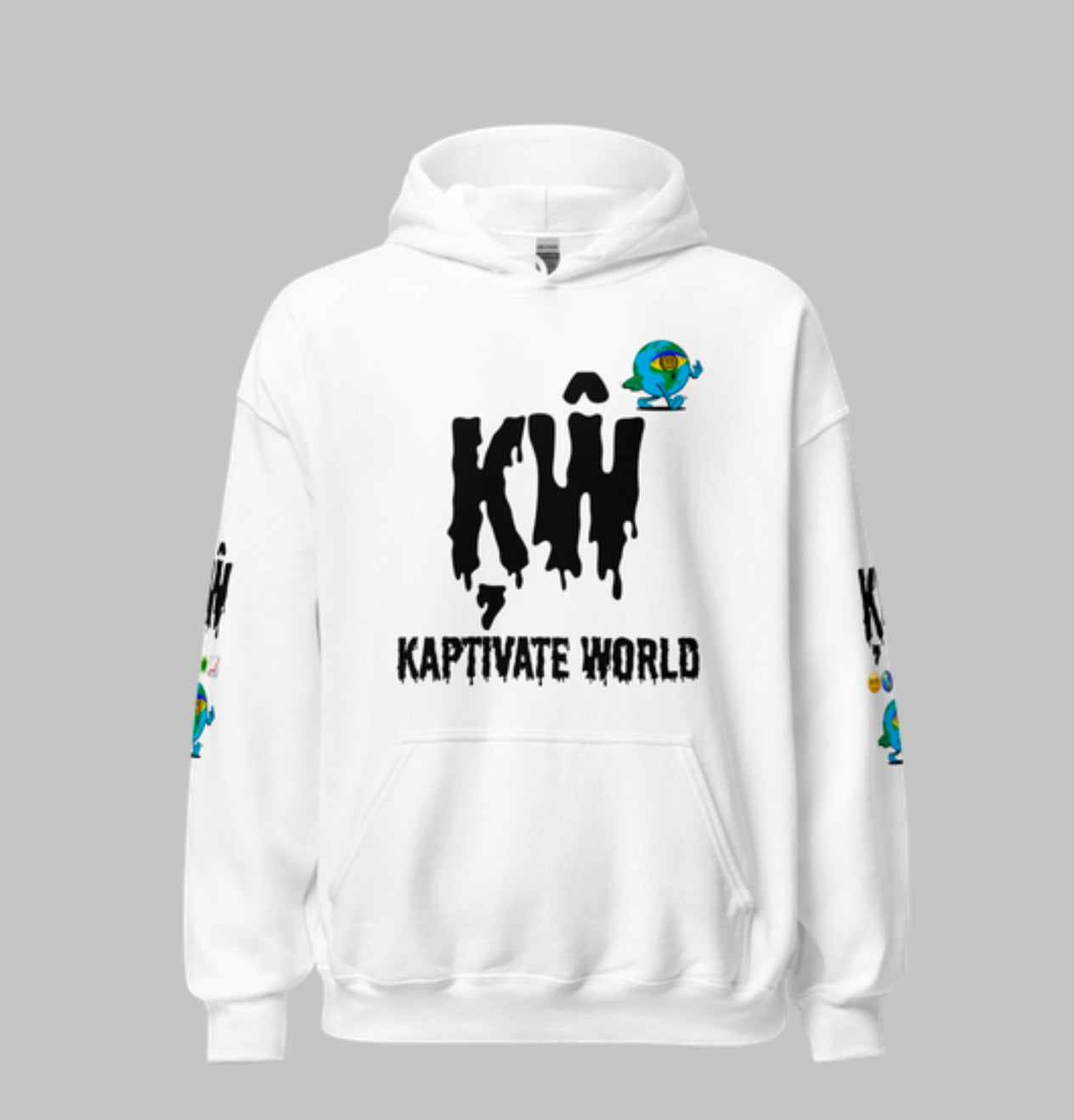 Kaptivate World Hoodie - White