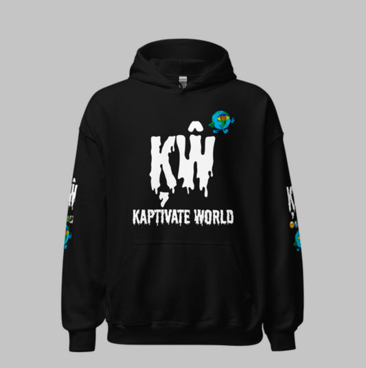 Kaptivate World Hoodie - Black