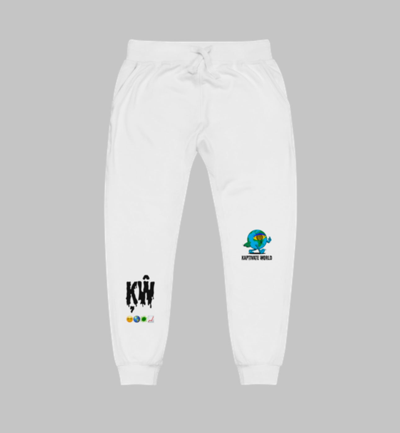 Kaptivate World Sweatpants - White