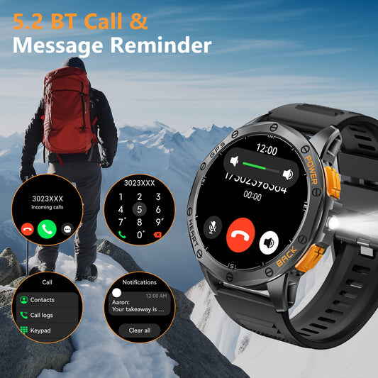 Outdoor MD53 Smart Watch GPS Waterproof Sports Watch Compass