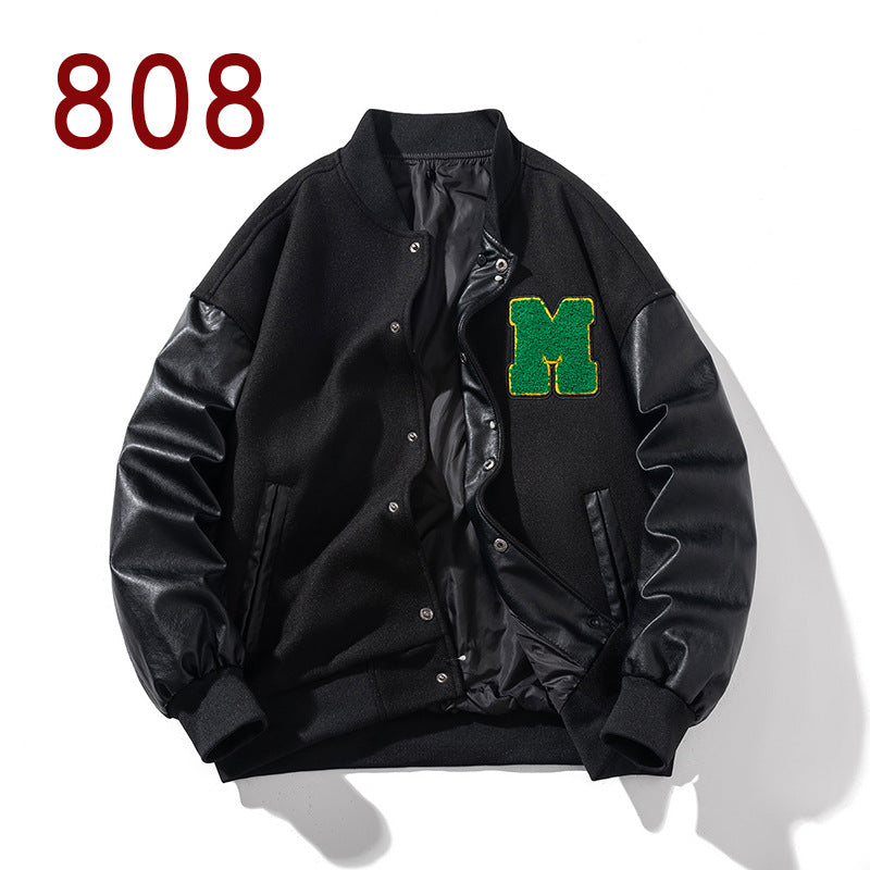 Personality Men's Baseball Uniform Jacket