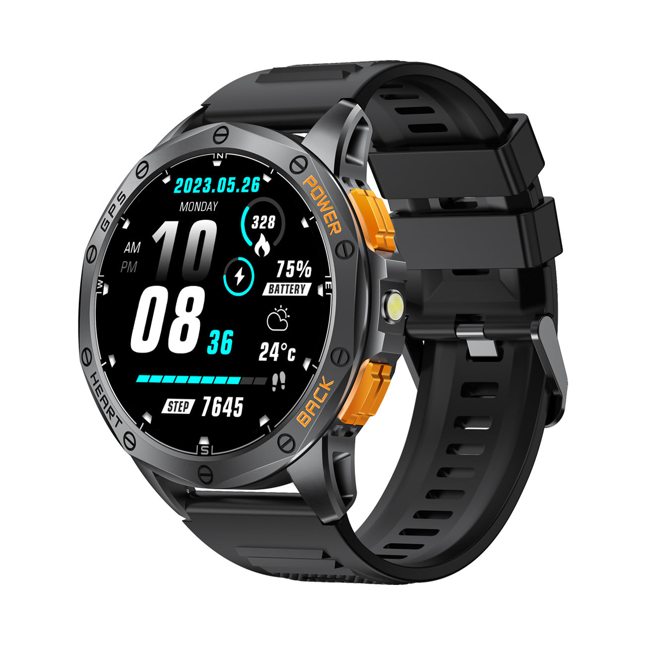 Outdoor MD53 Smart Watch GPS Waterproof Sports Watch Compass