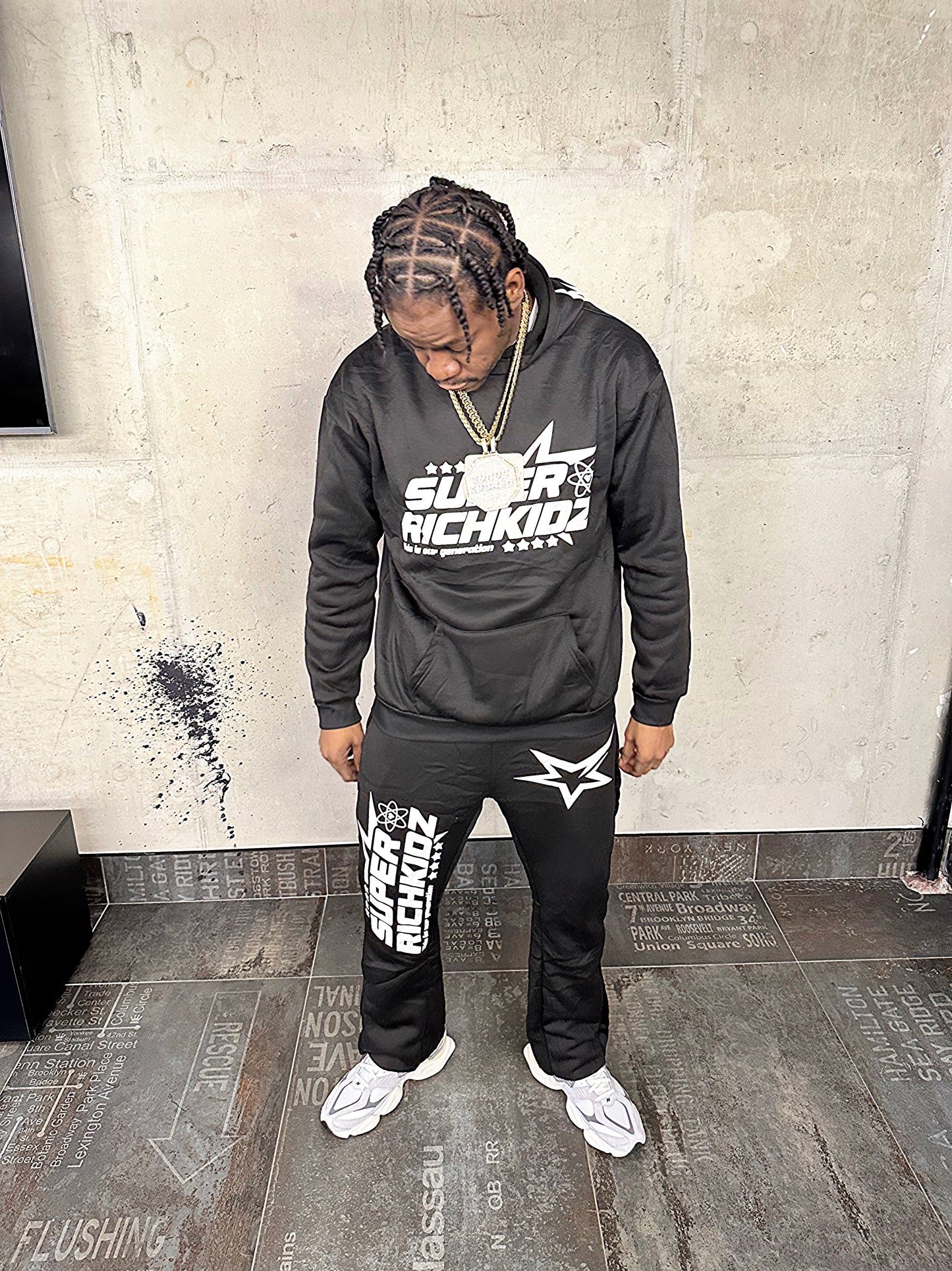 Vintage Wash Frayed Fleece Hoodie - 360 GSM Mast3rMind Hoodie