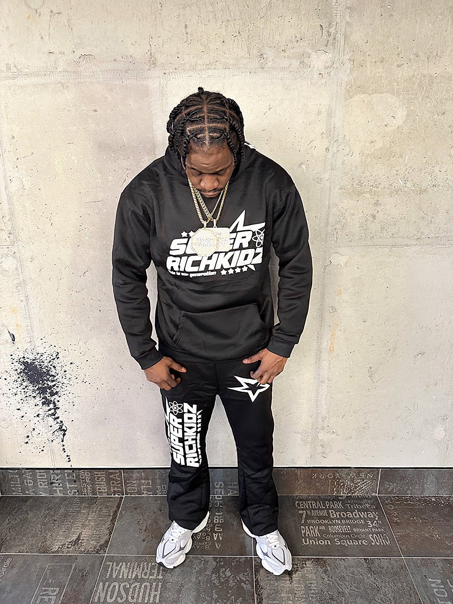 Vintage Wash Frayed Fleece Hoodie - 360 GSM Mast3rMind Hoodie